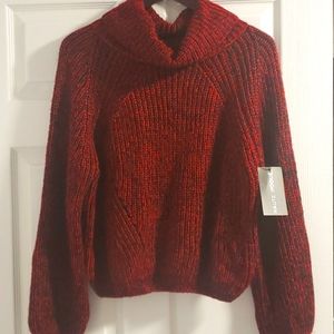 Haute Rogue red and black sweater